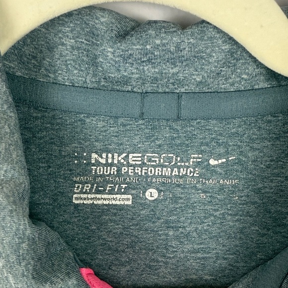Nike Golf Tour Performance Pink Gray Short Sleeve Tee Size Large - Picture 3 of 8